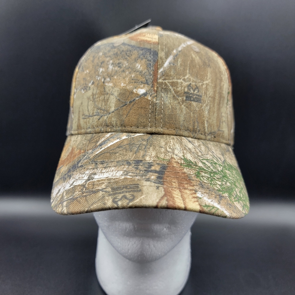 RealTree Men's Camo Adjustable Baseball Hat Cap Blank Logos Hunting New w/Tags